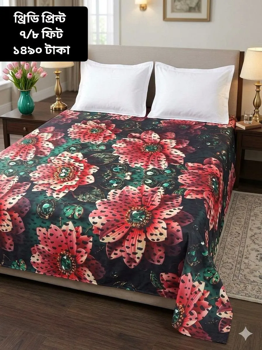 7x8 ফুট ওয়াটারপ্রুফ বিছানার চাদর | WPB-09